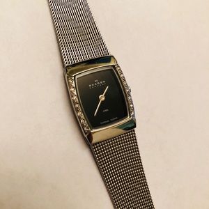 Skagen Platinum Plated watch